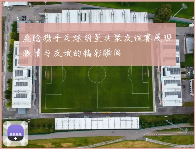 鹿晗携手足球明星共聚友谊赛展现激情与友谊的精彩瞬间